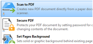 Scan zu PDF