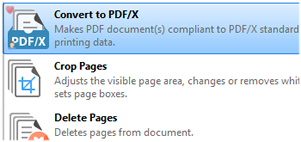 In PDF/X konvertieren