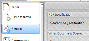 Verwenden Sie dynamische Optionen um PDF-Dateien zu verbessern