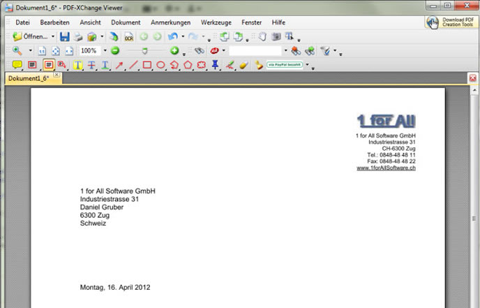 Overlay PDF Vorschau