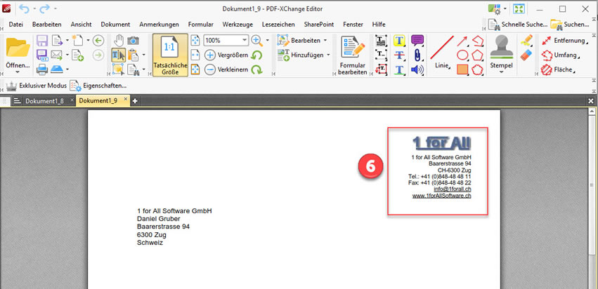 Overlay PDF Vorschau