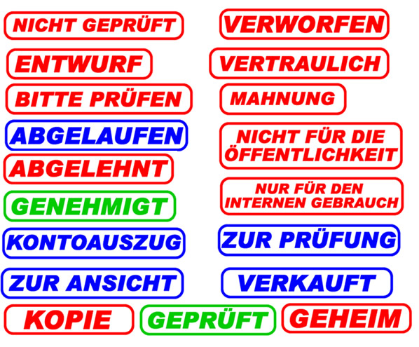 PDF-XChange Viewer Pro Stempelvorlagen